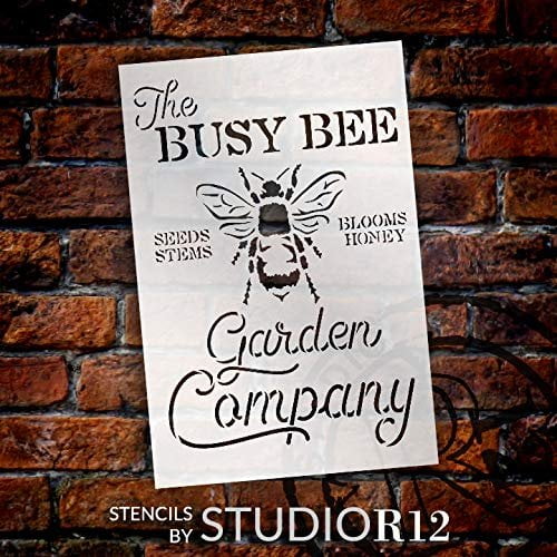Honey Sign Reusable DIY Craft Mylar Stencil Home decor Bee Sign Stencil